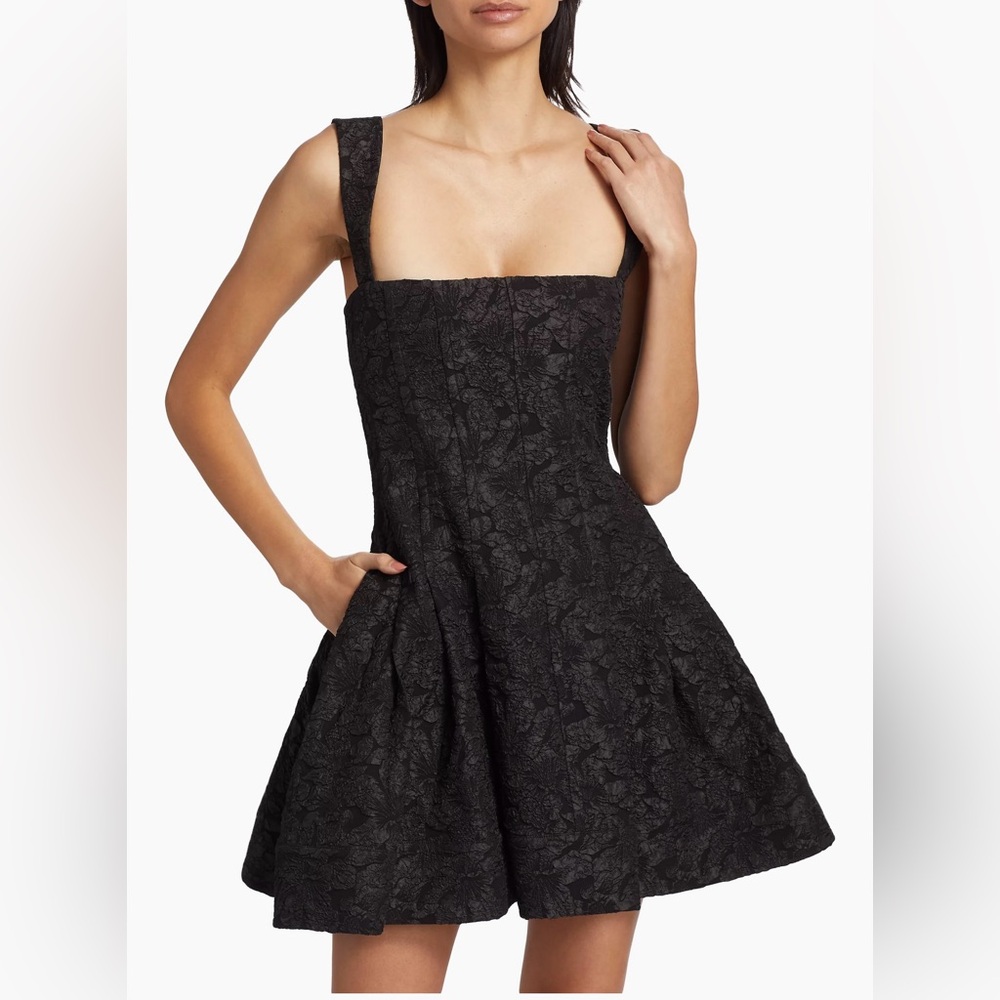 Simkhai Jovie Floral Jacquard Mini Dress